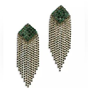 NEW Deepa by Deepa Gurnani Niomi Color Crystal Earrings